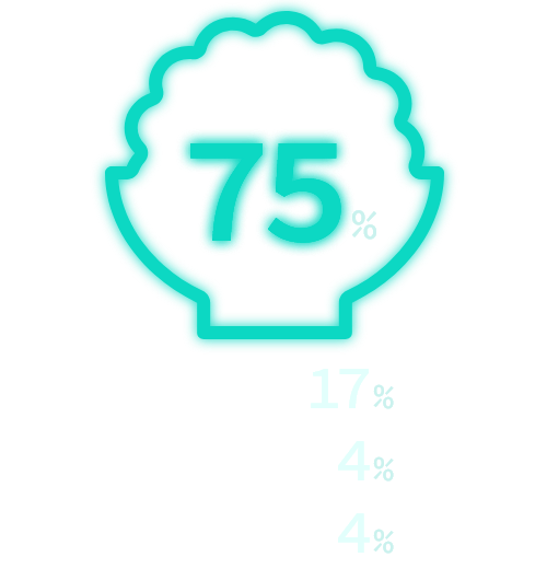 米72%、麺22%、パン6%